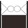 vidaXL 4-Panel Room Divider Brown 160x180 cm