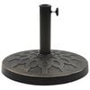 vidaXL Parasol Base Round Polyresin 13 kg Bronze