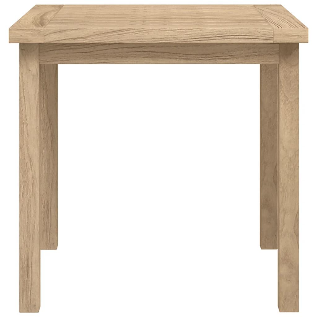 vidaXL Side Table 45x45x45 cm Solid Wood Teak