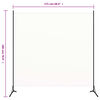 vidaXL 1-Panel Room Divider White 175x180 cm