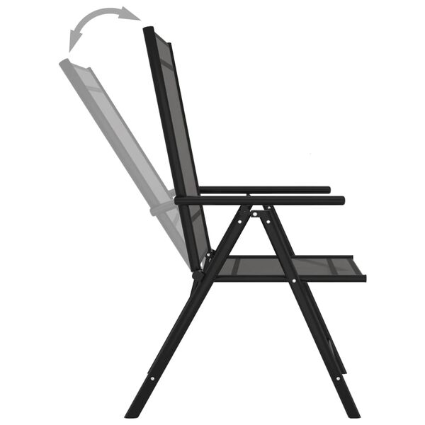 vidaXL 9 Piece Garden Lounge Set Black and Anthracite