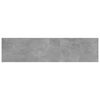 vidaXL Bookshelf Boards 8 pcs Concrete Grey 40x10x1.5 cm Engineered Wood
