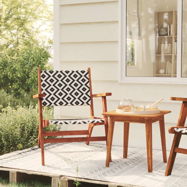 vidaXL 3 Piece Bistro Set Solid Acacia Wood