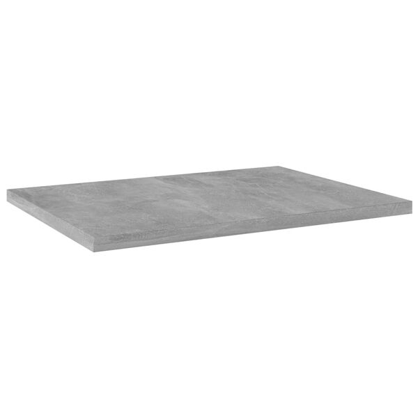 vidaXL Bookshelf Boards 8 pcs Concrete Grey 40x30x1.5 cm Engineered Wood