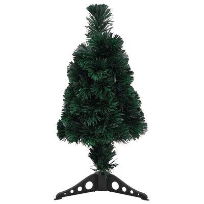 vidaXL Artificial Slim Christmas Tree with Stand 64 cm Fibre Optic