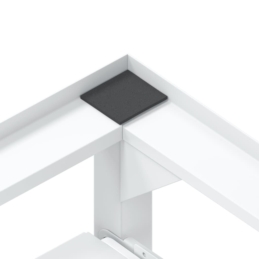 vidaXL Washing Machine Pedestal with Pull-Out Shelf White