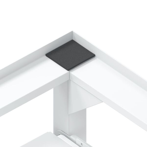 vidaXL Washing Machine Pedestal with Pull-Out Shelf White