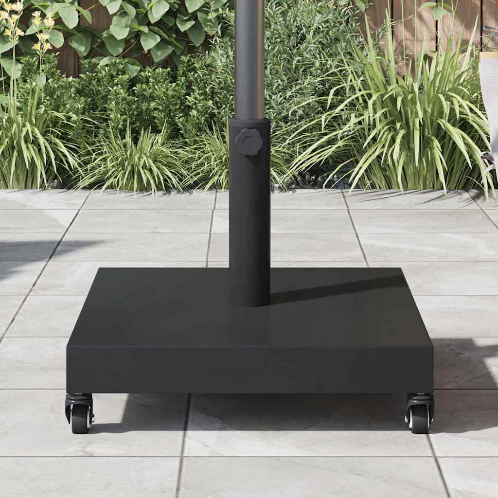 vidaXL Outdoor Umbrella Bases Black 45 x 45 x 32 cm Steel, Concrete