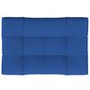 vidaXL Pallet Cushion Royal Blue 120x80x12 cm Fabric
