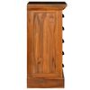 vidaXL 5-Drawer Cabinet 35x30x60 cm Solid Teak Wood