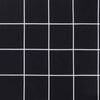 vidaXL Garden Bench Cushions 2pcs Black Check Pattern 120x50x7cm Fabric