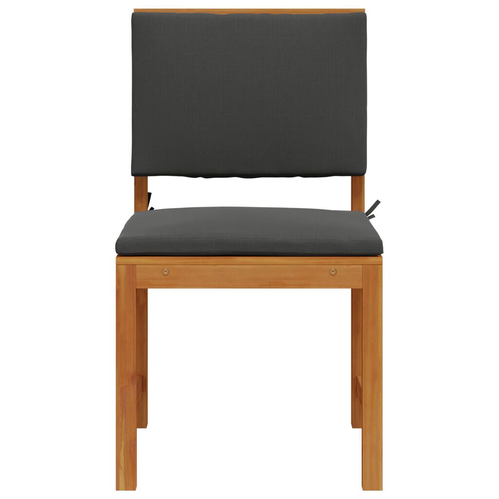 vidaXL Garden Chair 2 pcs Brown 50 x 50 x 91cm Solid Acacia wood