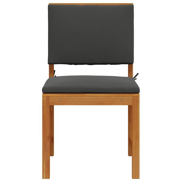 vidaXL Garden Chair 2 pcs Brown 50 x 50 x 91cm Solid Acacia wood