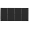 vidaXL 7 Piece Garden Dining Set with Cushions Black Poly Rattan