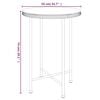 vidaXL 5 Piece Garden Dining Set Poly Rattan