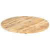 vidaXL Table Top Solid Mango Wood Round 25-27 mm 40 cm