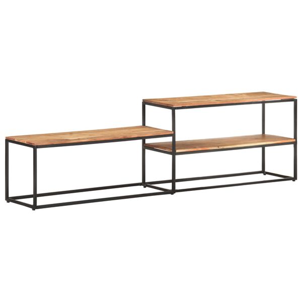 vidaXL TV Cabinet 180x30x50 cm Solid Acacia Wood