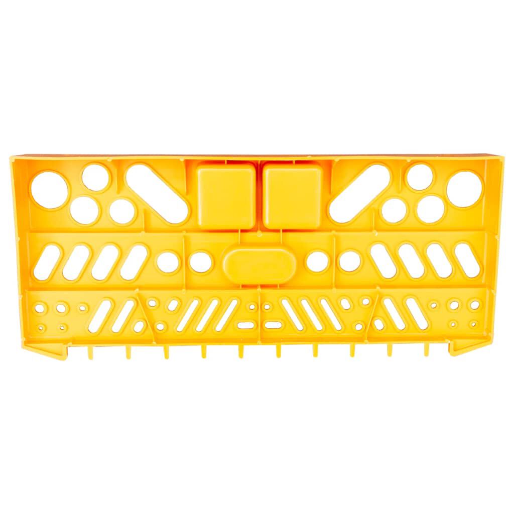 vidaXL Tool Wall 500x1000 mm 50 Hooks PP