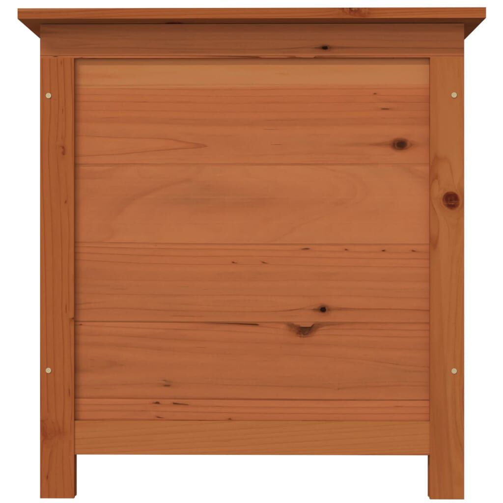 vidaXL Outdoor Cushion Box Brown 50x50x56 cm Solid Wood Fir