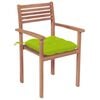 vidaXL Stackable Garden Chairs with Cushions 8 pcs Solid Teak Wood (2x43037+2x314930)