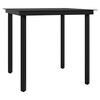 vidaXL 5 Piece Outdoor Dining Set with Cushions Grey and Black