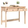vidaXL Desk with Drawers 100x50x78 cm Solid Wood Pine