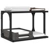 vidaXL Printer Stand 2-Tier Black 41x28x33.5 cm Engineered Wood