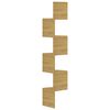 vidaXL Wall Corner Shelf Sonoma Oak 19x19x123 cm Engineered Wood