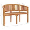 vidaXL 5 Piece Banana Garden Lounge Set Solid Teak Wood