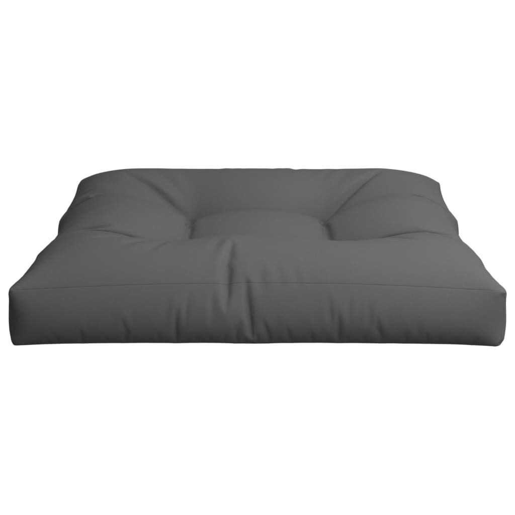 vidaXL Pallet Cushion Anthracite 70x70x12 cm Fabric