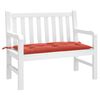 vidaXL Garden Bench Cushion Melange Red 100x50x7 cm Fabric