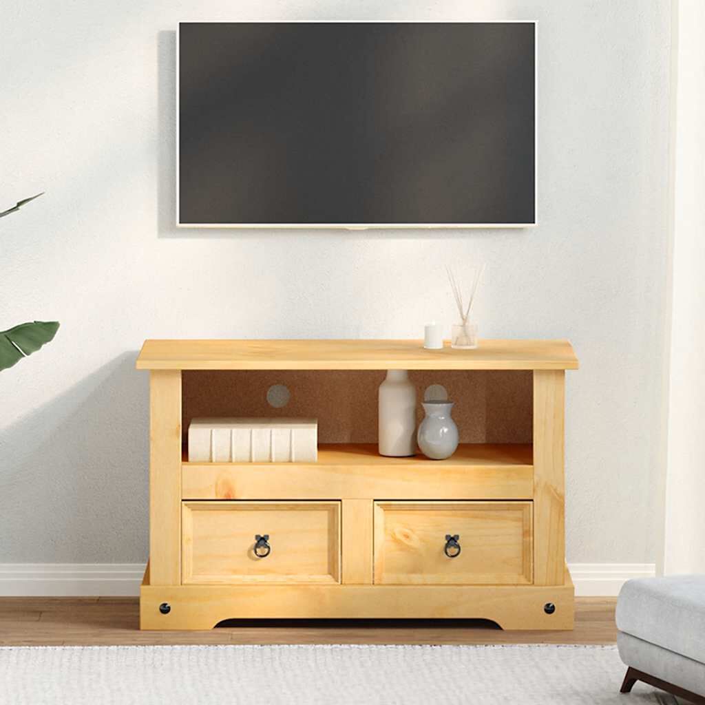 vidaXL TV Cabinet Mexican Pine Corona Range 91x43x56 cm