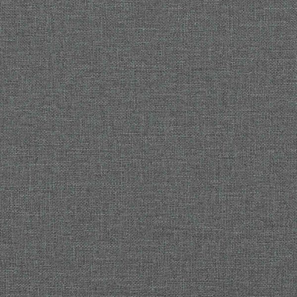 vidaXL Rocking Chair with a Stool Dark Grey Fabric