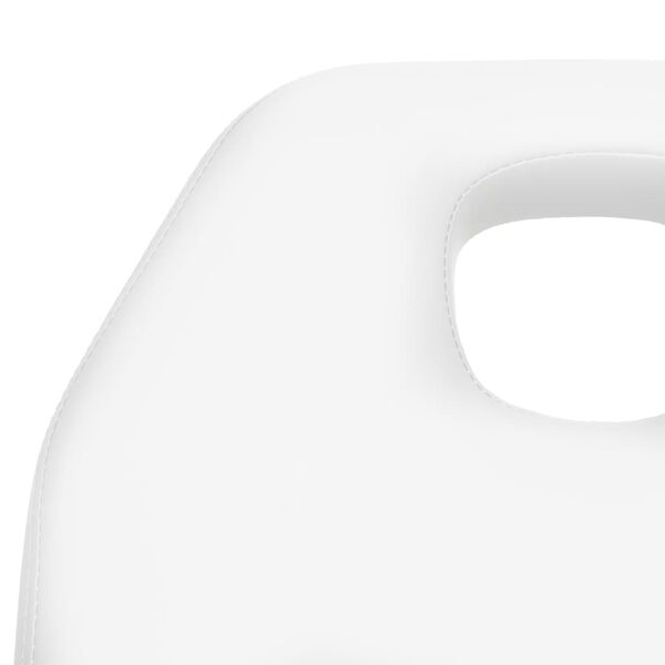 vidaXL Massage Table White 180x62x(87-112) cm