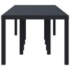 vidaXL Garden Table Anthracite 300 x 100 x 73 cm Poly Rattan