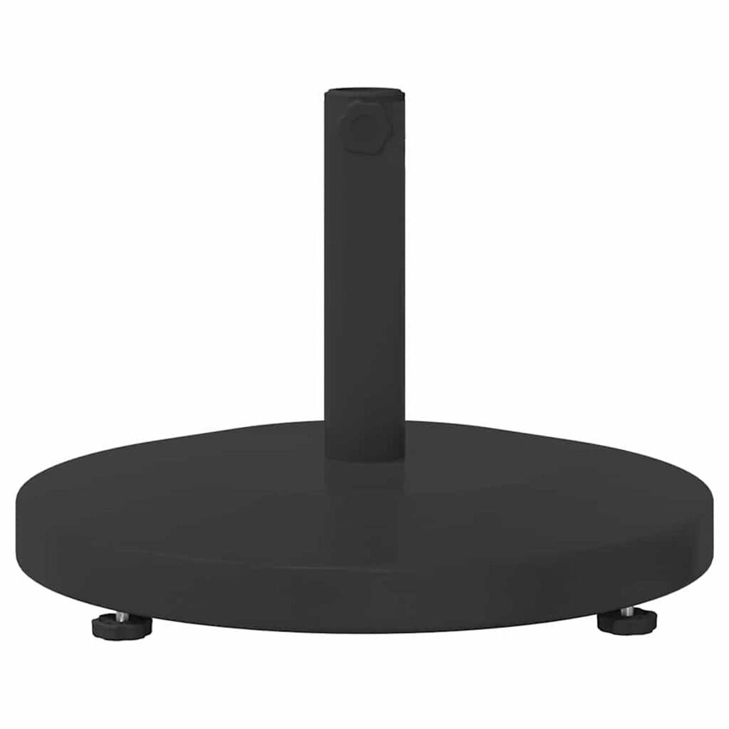vidaXL Outdoor Umbrella Base Black 48 x 48 x 32 cm Steel, Concrete
