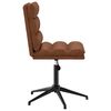 vidaXL Dining Chairs 6 pcs Brown Faux Leather