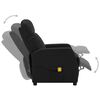 vidaXL Electric Massage Chair Black Faux Leather