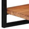 vidaXL Wall Shelves 2 pcs 25x25x35 cm Solid Wood Acacia and Steel