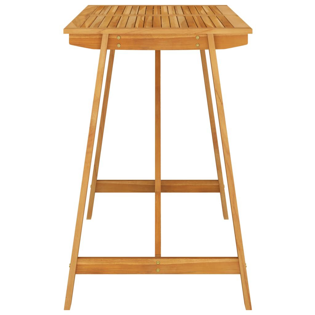 vidaXL 5 Piece Outdoor Bar Set Solid Acacia Wood