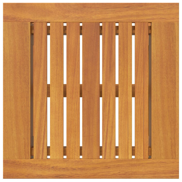 vidaXL Side Table 45x45x40 cm Solid Wood Acacia