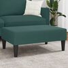 vidaXL Footstool Dark Green 77x55x31 cm Velvet