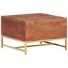 vidaXL Coffee Table Honey Brown 67x67x45 cm Solid Acacia Wood