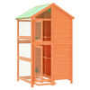vidaXL Bird House Brown 97x81x152 cm Solid Wood Pine