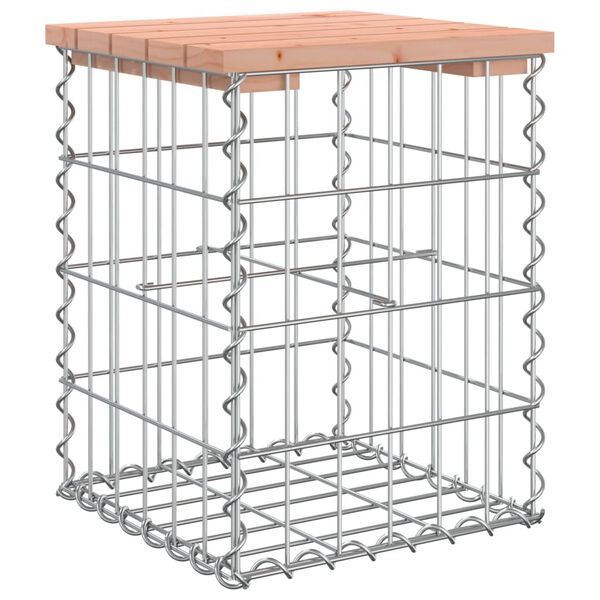 vidaXL Garden Bench Gabion Design 33x31x42 cm Solid Wood Douglas
