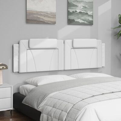 vidaXL Headboard Cushion White 183 cm Faux Leather