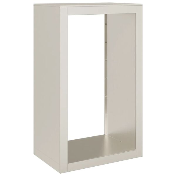 vidaXL Firewood Rack 60x40x100 cm Weathering Steel