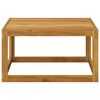 vidaXL 3 Piece Garden Lounge Set with Cream Cushions Solid Acacia Wood