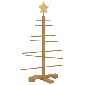 vidaXL Wooden Christmas Tree for Decoration 75 cm Solid Wood Pine