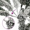 vidaXL Artificial Hinged Christmas Tree with Flocked Snow 150 cm